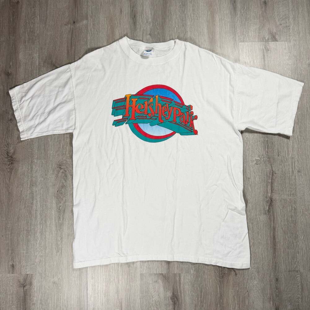 Vintage Hersheypark Amusement Park Graphic T-Shirt XL Skater Punk